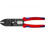 Knipex 97 21 215 kabeļu presēšanas knaibles, melna, zila, sarkana