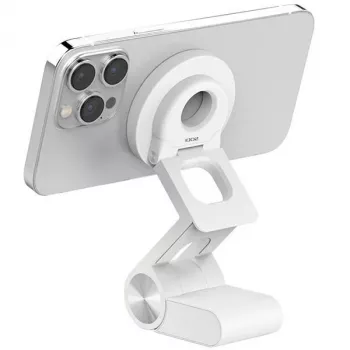 SODI BM-330 3-in-1 magnētiskais iPhone turētājs MacBook, balts