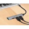 TRACER H40 USB Type-C alumīnija centrmezgls 4 porti USB 3.0/2.0