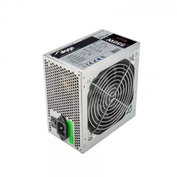 Akyga Basic AK-B1-550 ATX barošanas bloks 550 W, 120 mm ventilators, pasīvais PFC, pelēks