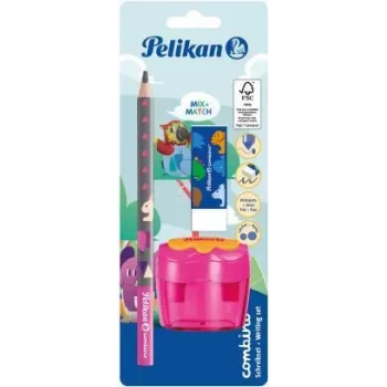Pelikan mācību zīmuļu komplekts Combino BS, Rad., Ansp., rozā (821612)