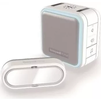 Bezvadu durvju zvans Honeywell DC515SL — diapazons 150 m, 6 toņi, 84 dB