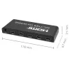 Qoltec 51799 Aktīvs HDMI sadalītājs 4 x HDMI 4K x 2K | 6Gb/s | 60Hz