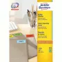 Pašlīmējošā printera etiķete AVERY 3472 Zaļa 210 x 297 mm