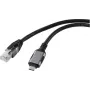 Renkforce USB, tīkla adaptera kabelis [1x USB-C® spraudnis - 1x RJ45 spraudnis] 5.00 m Alumīnija spraudnis (RF-6055782)