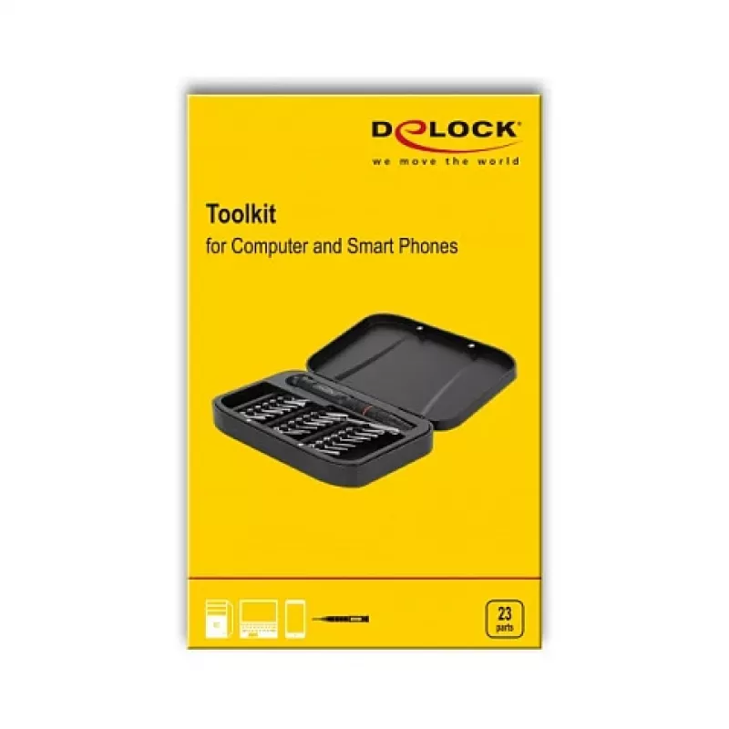 DeLOCK 64066 datoru un viedtālruņu instrumentu komplekts, 23 gab.