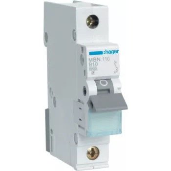 Strāvas slēdzis Hager MBN110 1P, 10 A, 50–60 Hz