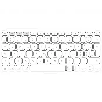 Logitech KEYS-TO-GO 2 Tastatūra, Bezvadu ar integrētu vāciņu, Bluetooth LE, DE izkārtojums