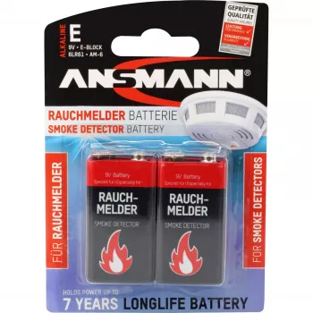 Ansmann 1515-0006 uzlādējams 9V akumulators (2 gab.)