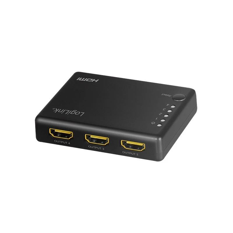 HDMI sadalītājs 1x4 porti, 4K/30Hz