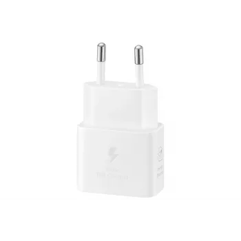 Sienas lādētājs USB-C Samsung EP-T2510 25W Balts, Universāls iekštelpu ātrais lādētājs ar PPS