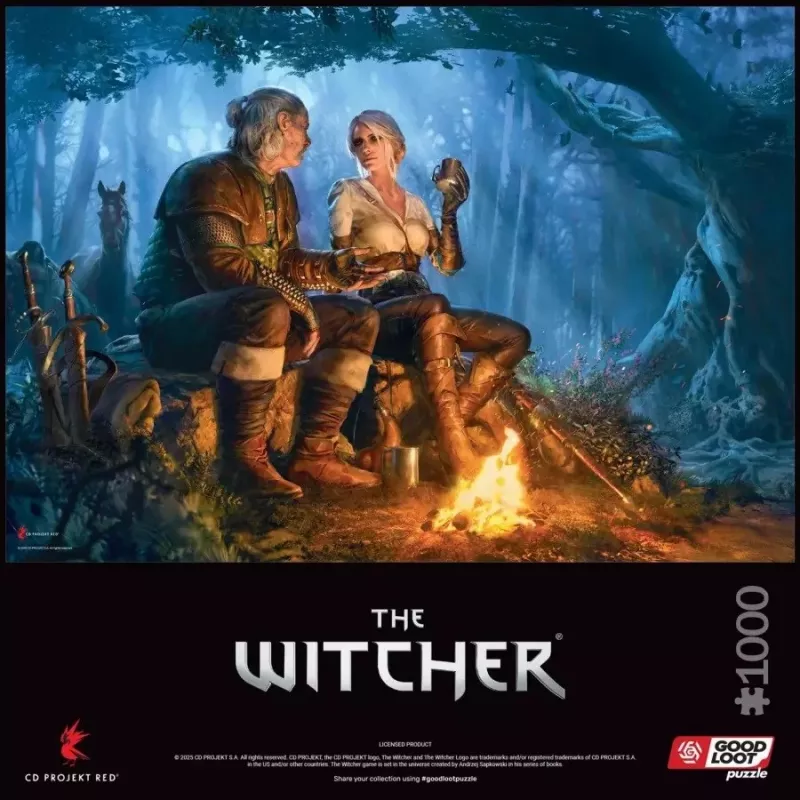 Good Loot Gaming Puzle: The Witcher – Ciri ceļojums, 1000 gabali