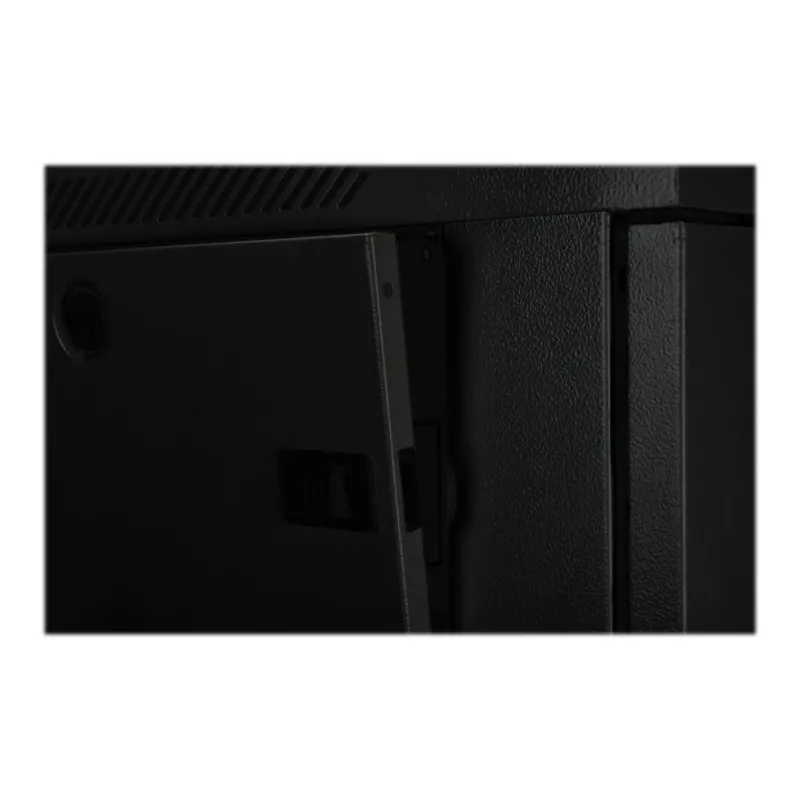 DIGITUS Dynamic Basic DN-19 16-U-EC-SW – 19 inch tīkla skapis sienas montāžai, 16U, melns (RAL 9005)