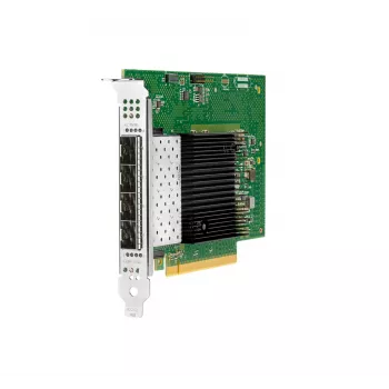 Hewlett Packard Enterprise Intel E810-XXVDA4 - tīkla adapteris - PCIe 4.0 x16 - 25 Gigabit SFP28 x 4 - Edgeline e920, ProLiant DL20 Gen10, DL325 Gen10, DL345 Gen10, DL360 Gen10