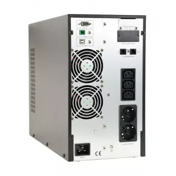Nepārtrauktās barošanas avots GEMBIRD UPS 2000VA On-Line 3xIE C 2xSchuko USB
