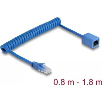DeLOCK 90366 RJ-45 Cat6 tīkla kabelis, 1,8 m, zils