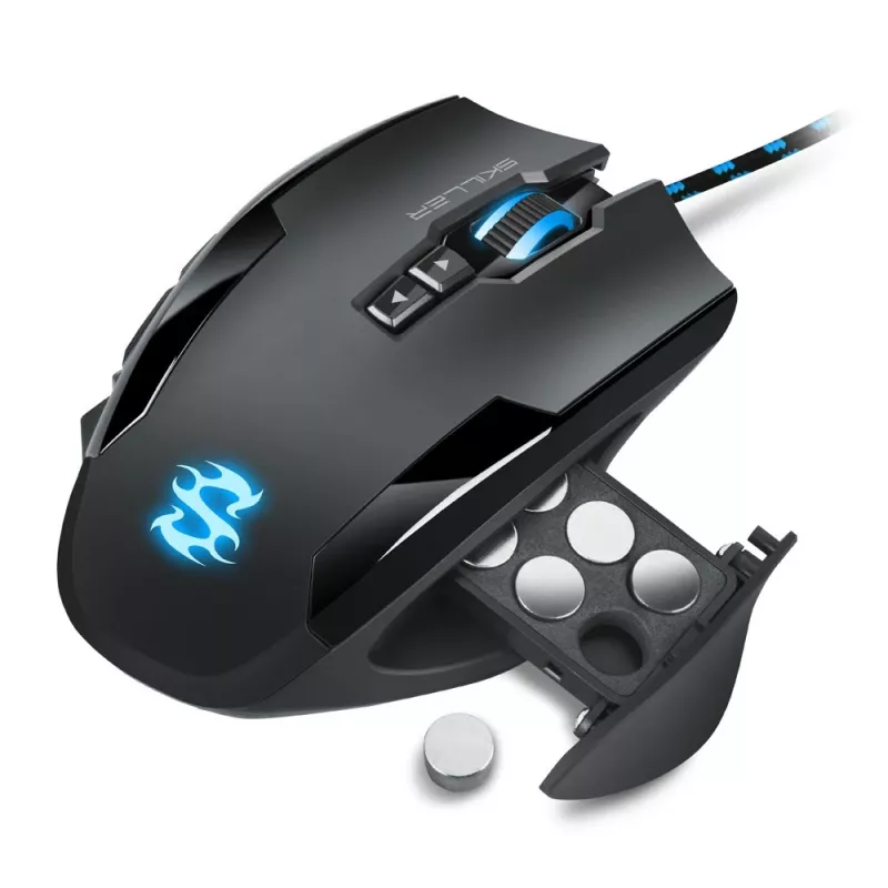 Sharkoon Skiller SGM1 spēļu pele labročiem USB tipa A optiskā 10800 DPI