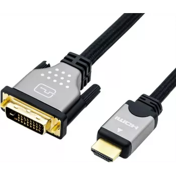 ROLINE 11.04.5876 Video kabeļa adapteris 1,5 m HDMI A tipa (standarta) uz DVI-D melns - sudrabs