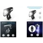 Velosipēda priekšējais lukturis FISCHER 007790 100 Lux LED, ar baterijām, melns