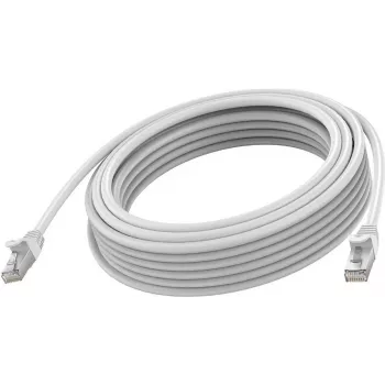 Vision tīkla kabelis RJ-45 (T) uz RJ-45 (T) 5,0 m STP CAT 6a pelējuma, bezķēdes balts (TC 5MCAT6A)