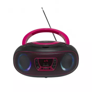 Denver TCL-212BT PINK Pārnēsājams CD atskaņotājs Melns, Rozā