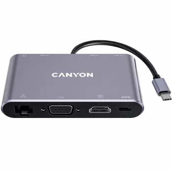 Canyon DS-14 - dokstacija - USB-C - VGA, HDMI