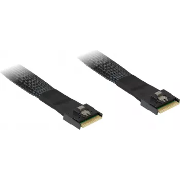 Inter-Tech SFF-8654 8i Melns 8 iekšējie porti