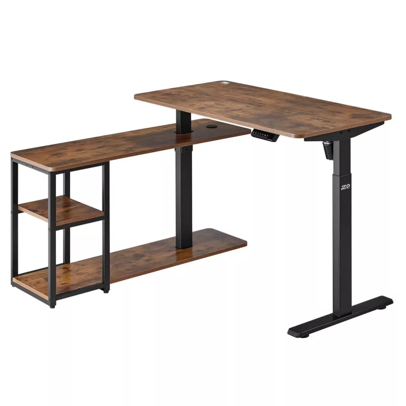 Elektriski regulējams augstumā galds Ergo Office 380623 — max augstums 121 cm, max slodze 70 kg