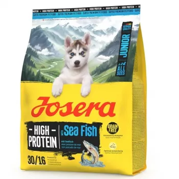 Sausā suņu barība JOSERA High Protein Junior Sea Fish 3 kg — augsta proteīna zivju formula augošiem suņiem