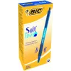 BIC lodīšu pildspalvas SOFTFEEL CLIC 0.32 mm, zila, Kaste 12 gab. 914346