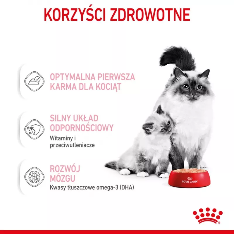 Royal Canin BABYCAT INSTINCTIVE - Slapjā kaķu barība - 195 g
