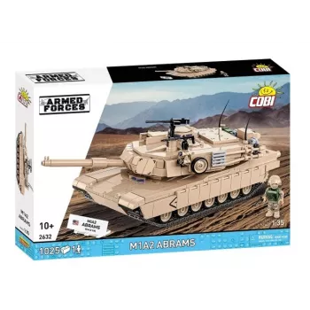Konstruktora komplekts ķieģeļi Cobi M1A2 Abrams 1025 gab. modelis CO BI-2632