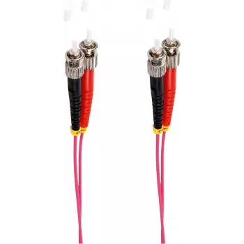 shiverpeaks BS77902/4 optiskais kabelis ST-ST OM4 2 m violets