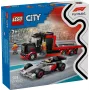 LEGO CITY 60493 F1 Displeja Kravas Automašīna ar Audi F1 Sacīkšu Auto