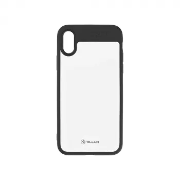 Tellur TLL121613 cietais vāciņš Apple iPhone X 14.7 cm (5.8 collas) melns caurspīdīgs