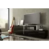 Cama TV skapis SIGMA 3 180 melns/melns glancēts + biały