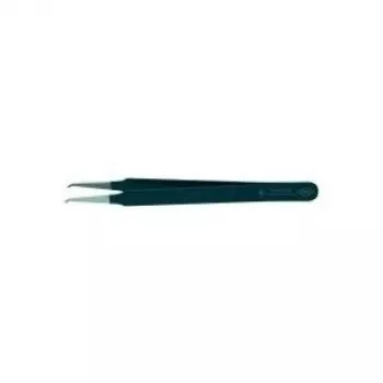 Knipex 92 08 78 ESD Precīzijas pincetes, plakanas, 45° saliektas, 120 mm