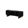 Cama RTV skapis PAFOS 150x42x52 melns matēts