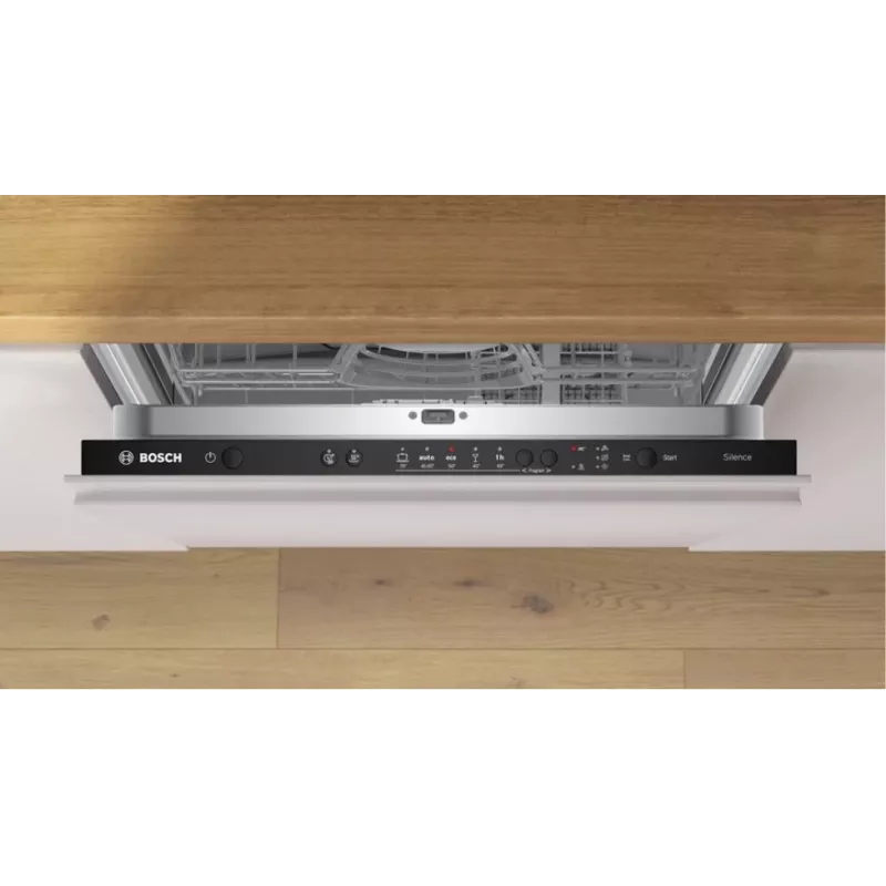 Iebūvējamā trauku mazgājamā mašīna Bosch SMV25AX07F, 12 trauku komplekti, 46 dB, 60 cm pilna izmēra