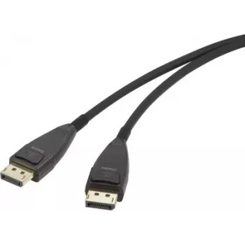Renkforce DisplayPort savienojuma kabelis [1x DisplayPort spraudnis - 1x DisplayPort spraudnis] 20 m Melns (RF-3770962)