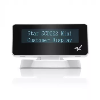 Klientu displejs Star Micronics SCD222U 20 zīmes USB 2.0 Balts