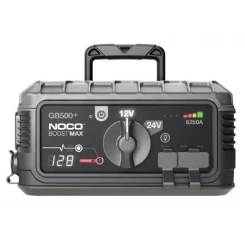 Jump starter NOCO GB500 6250A 12V/24V, pārnēsājams akumulatora palaidējs automobiļiem un komerctransportam