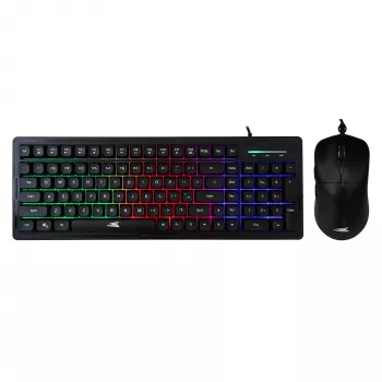 Baracuda BGC-012 Orca Black Combo — spēļu komplekts ar tastatūru un peli