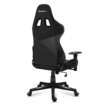 Gaming krēsls huzaro Force 6.2 Carbon — ergonomisks tīkla sēdeklis, regulējams augstums 44–53,5 cm, maksimālā slodze 130 kg