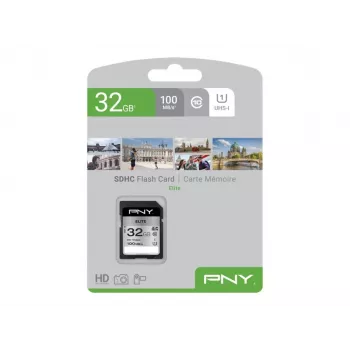 Atmiņas karte PNY 32 GB SDHC UHS-I Class 10 P-SD32GU1100EL-GE