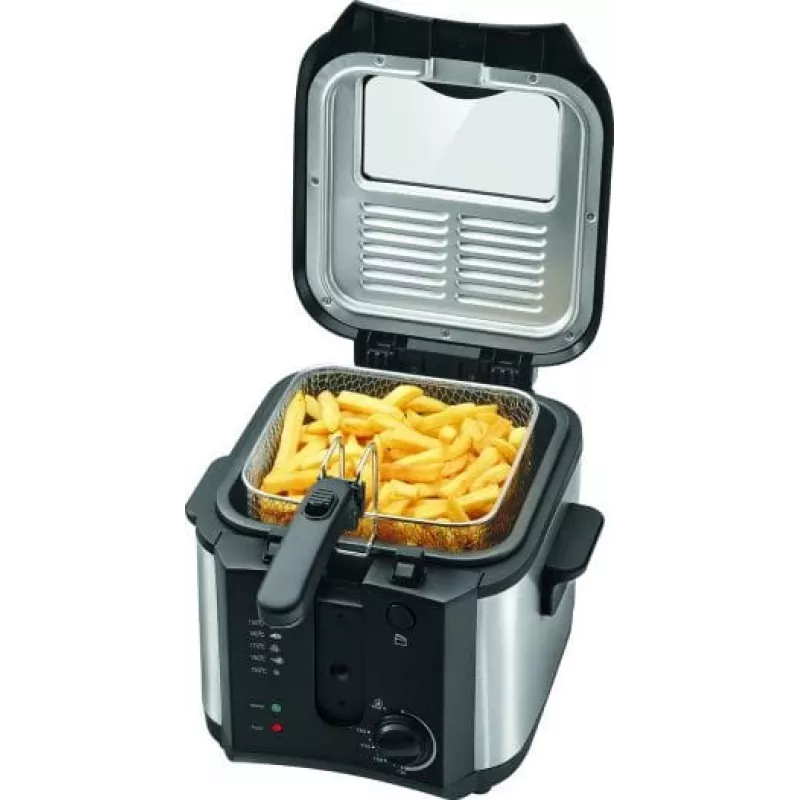 Fritieris Clatronic FR 3649 Viena groza 2.5 L 1600 W Melns