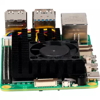 Joy-IT RB-heatsink5 Dzesēšanas komplekts Melns (RB-heatsink5)