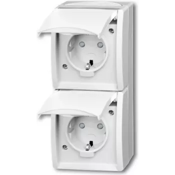 Busch Jaeger 20-02 EBW-54 Kontaktligzda CEE 7/3 Balta (2084-0-0722)