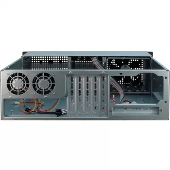Inter-Tech 3U-30248 Rack korpuss melns, nerūsējošais tērauds