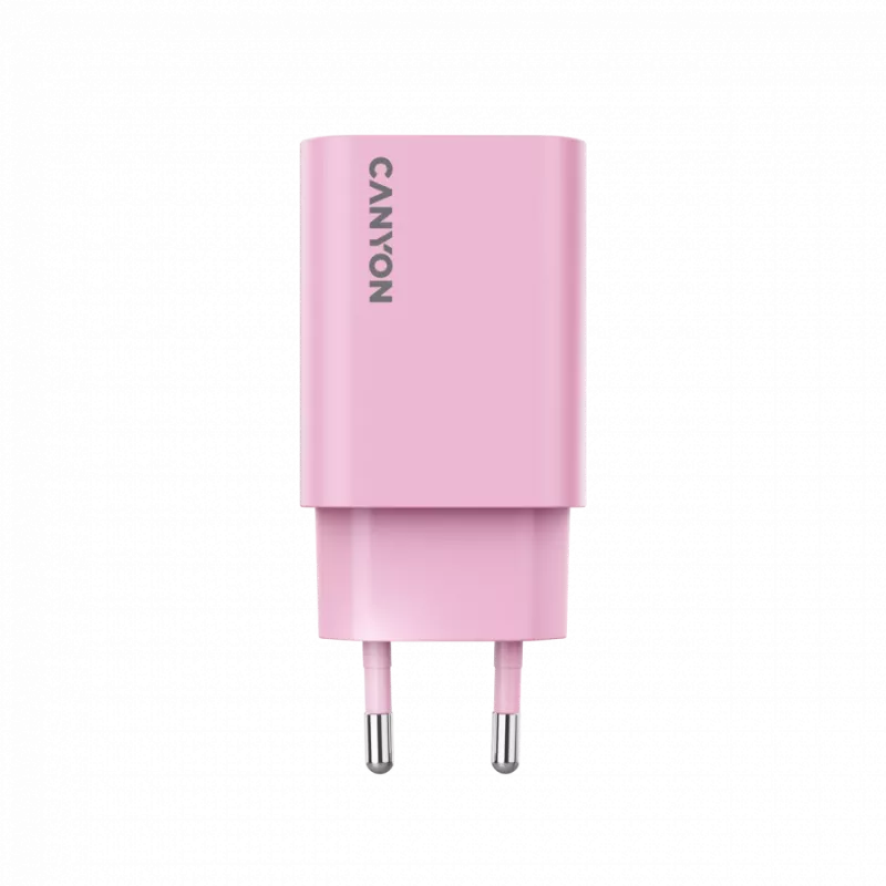 CANYON lādētājs OnCharge 30CL Max Power 30W 1xPD EU Rozā